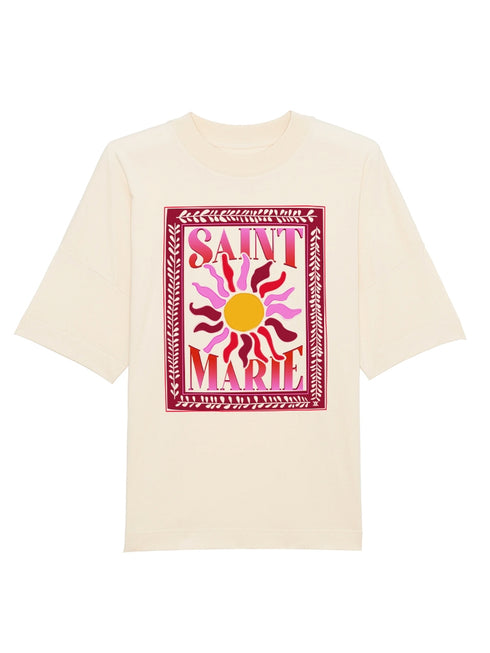 Crewneck Oversized T-shirt Saint Marie
